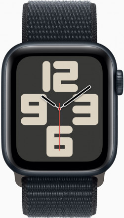 Часы Apple Watch SE 2023 GPS 40мм корпус из алюминия Темная ночь + ремешок Sport Loop Темная ночь (new)