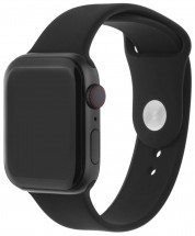 Ремешок для умных часов InterStep Sport Apple Watch 42/44мм силиконовый Black