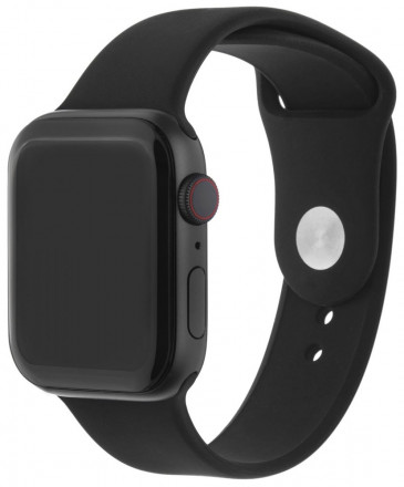 Ремешок для умных часов InterStep Sport Apple Watch 42/44мм силиконовый Black