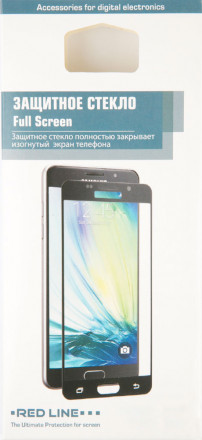 Стекло защитное RedLine Huawei P Smart 2019 3D Full Glue черная рамка