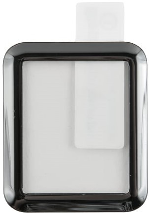 Стекло защитное RedLine Corning для Apple Watch 42 мм 3D черная рамка