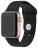 Ремешок для умных часов InterStep Sport Apple Watch 38/40мм силиконовый Black