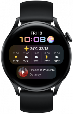 Часы HUAWEI WATCH 3 LTE 46mm  Black (Galileo-L11E)