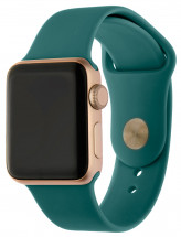 Ремешок для умных часов InterStep Sport Apple Watch 38/40мм силиконовый Green