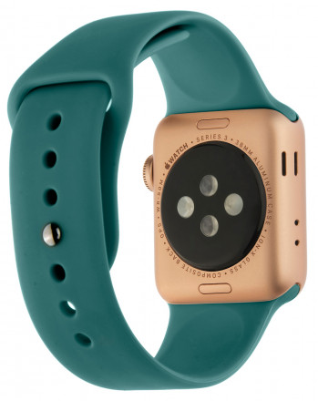 Ремешок для умных часов InterStep Sport Apple Watch 38/40мм силиконовый Green