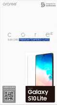 Стекло защитное Araree Samsung Galaxy S10 Lite прозрачное