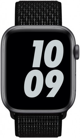 Ремешок для умных часов Krutoff Apple Watch 38/40мм нейлоновый Black