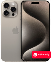 Смартфон Apple iPhone 15 Pro Max 512Gb SIM + SIM Натуральный титан