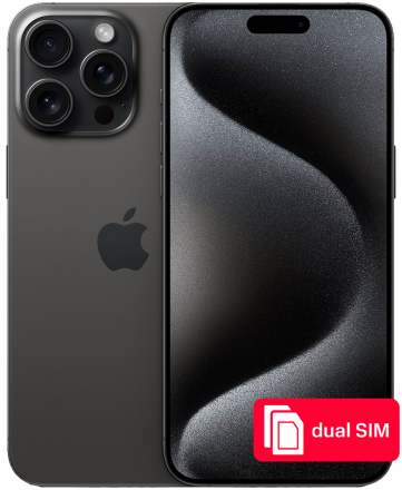 Смартфон Apple iPhone 15 Pro Max 512Gb SIM + SIM Черный титан